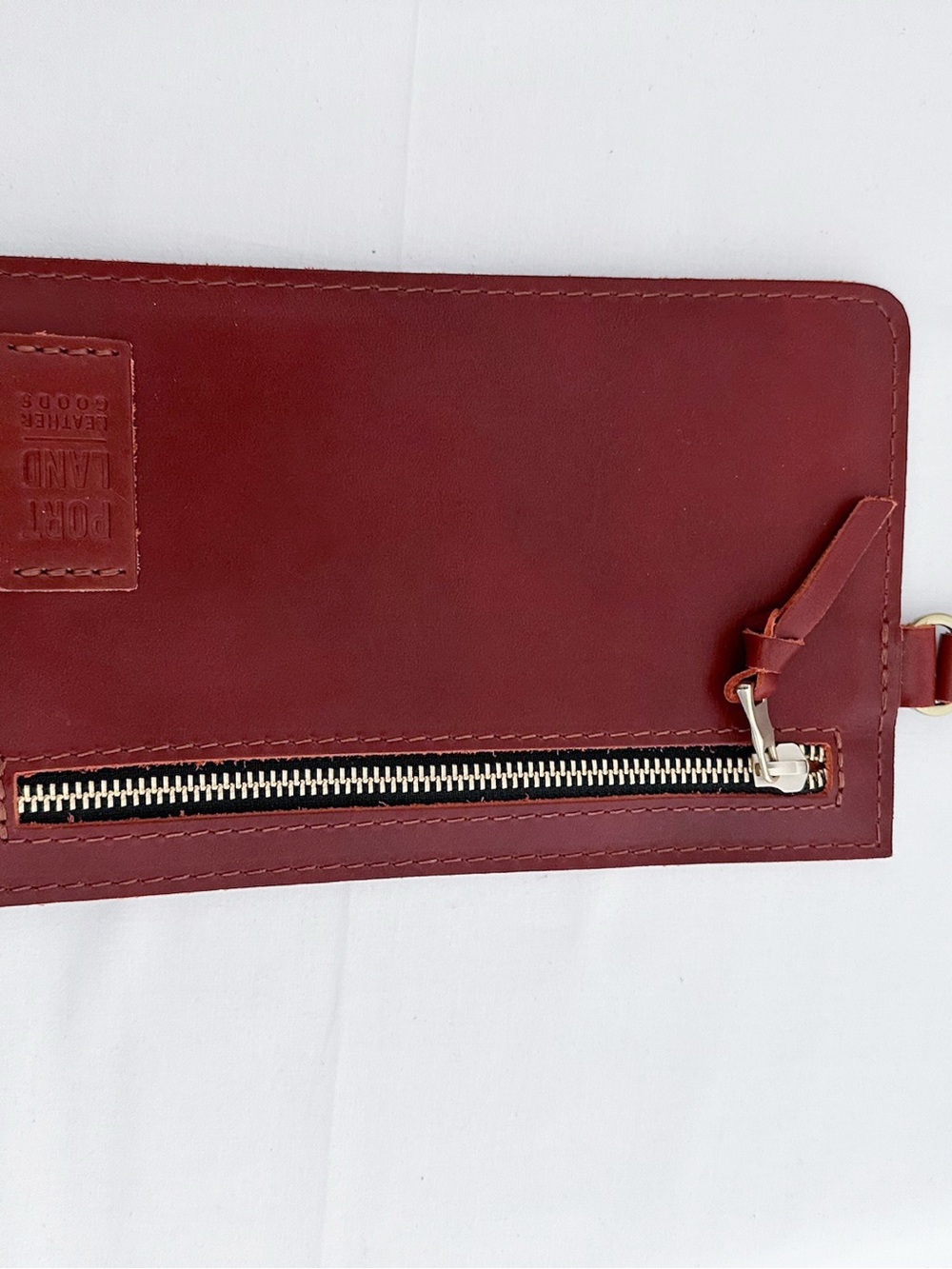 NEW Portland Leather Goods Adriana Pouch Shade Possibly Madrone Wristlet - Picture 2 of 13